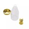 12 Clear Gold 6" tall Mini Champagne Bottles Favor Holders Party Events Supplies